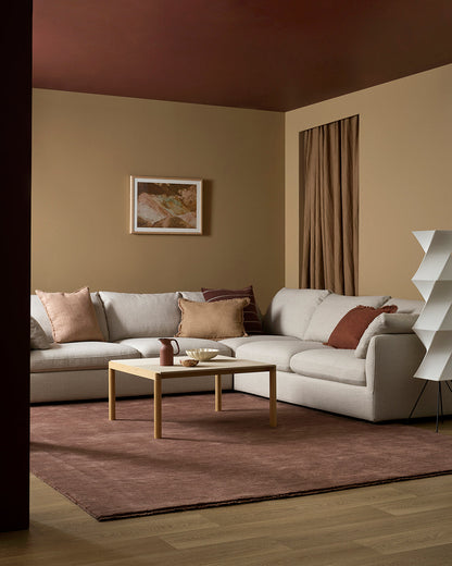 Sandringham 100% NZ Wool Floor Rug | Oxblood