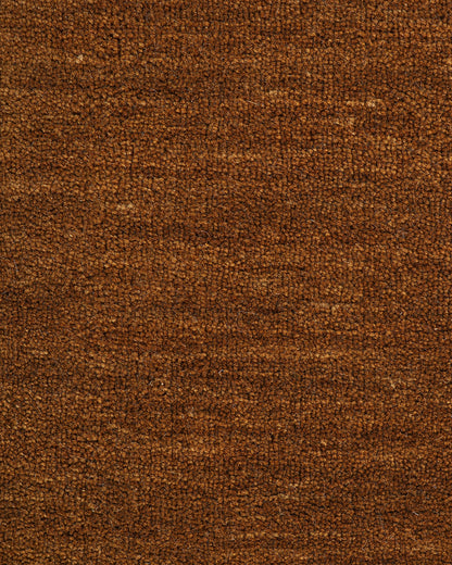 Sandringham 100% NZ Wool Round Floor Rug | Pecan