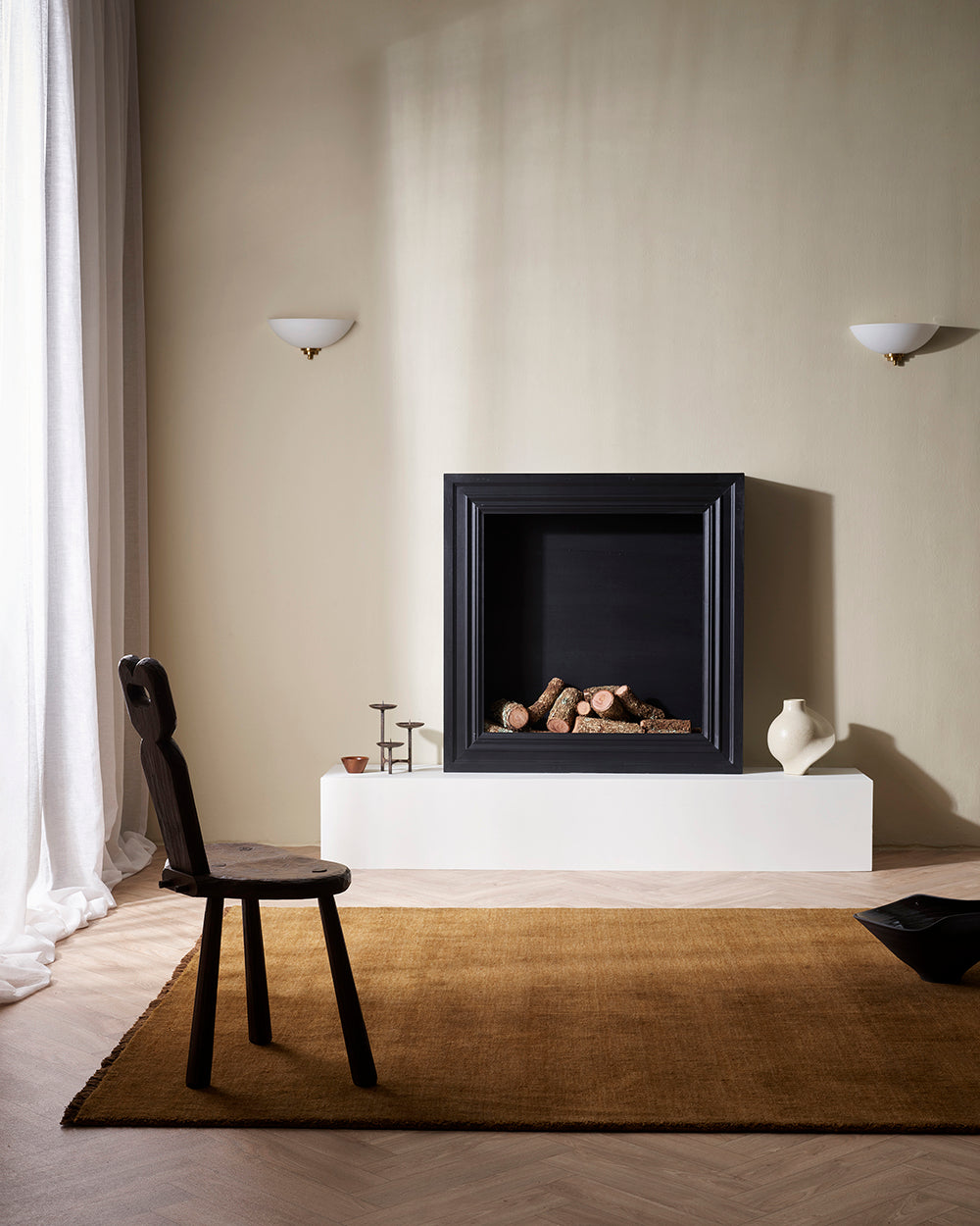 Sandringham 100% NZ Wool Floor Rug | Pecan