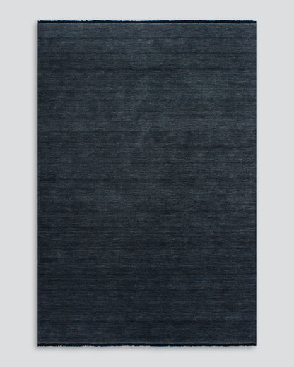Sandringham 100% NZ Wool Floor Rug | Storm Blue