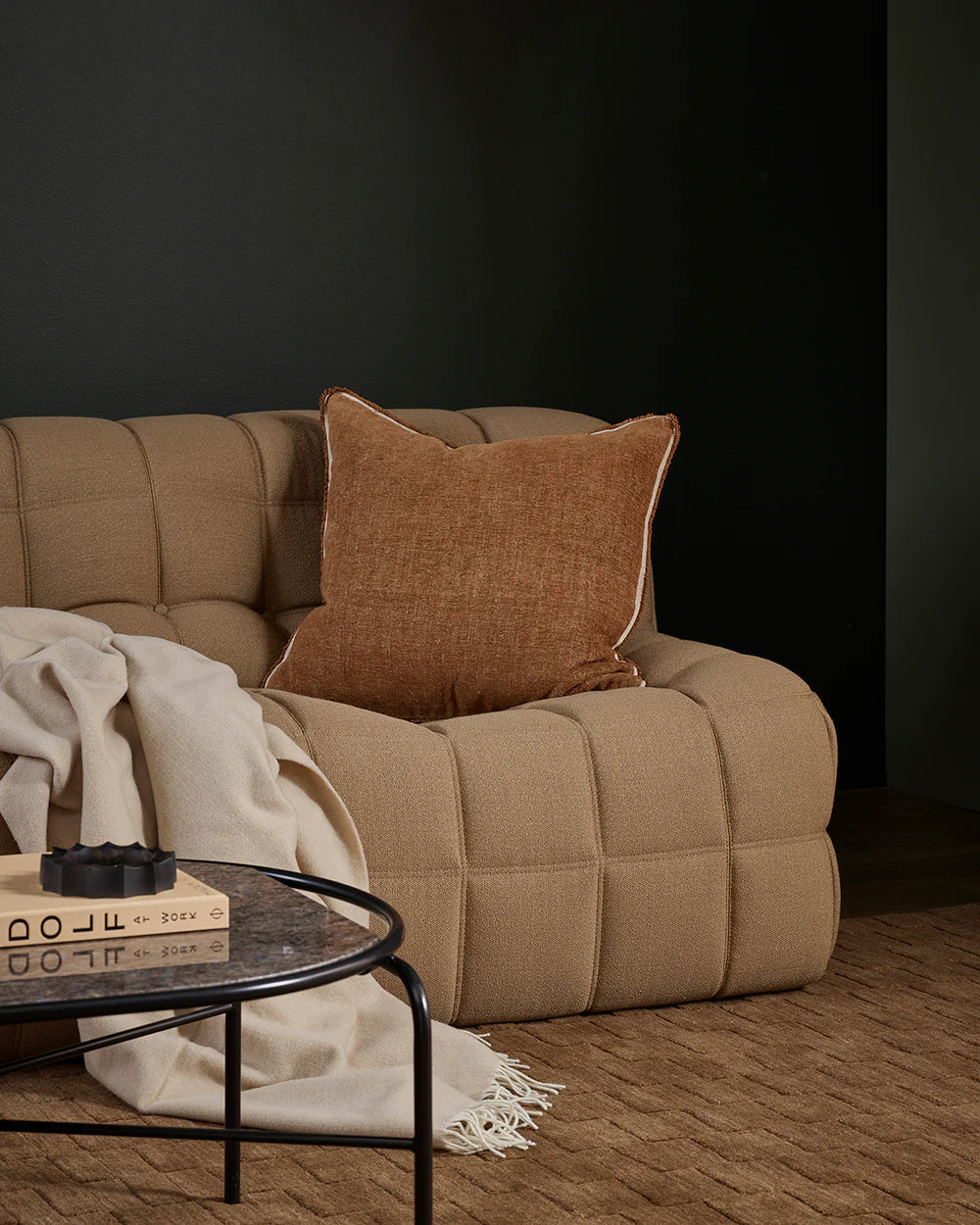 Sutton Cushion | Praline