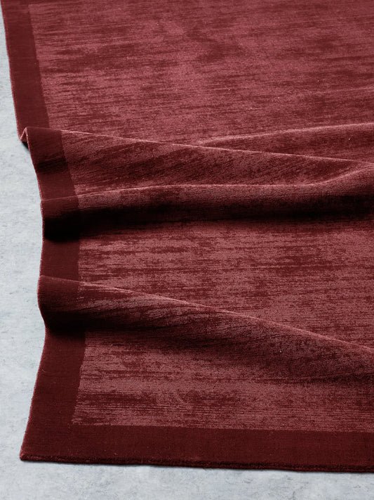 Tait NZ Wool Floor Rug | Dark Cherry