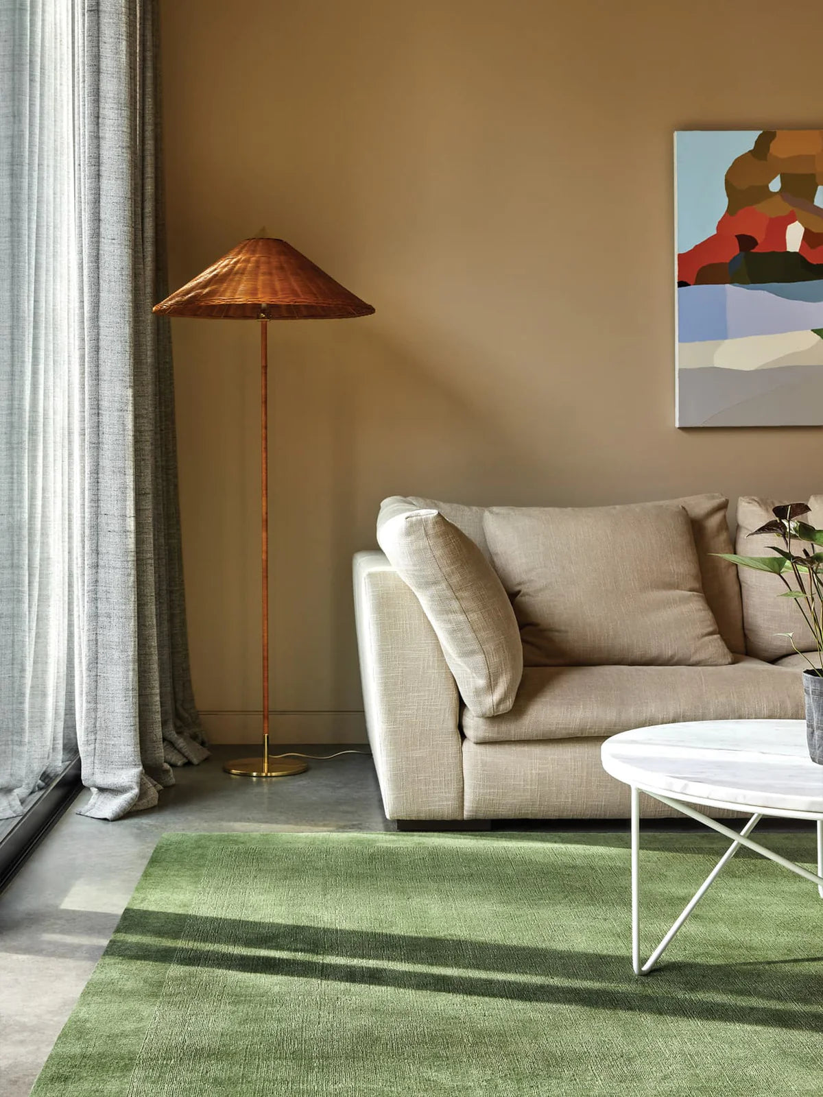 Tait NZ Wool Floor Rug | Watercress