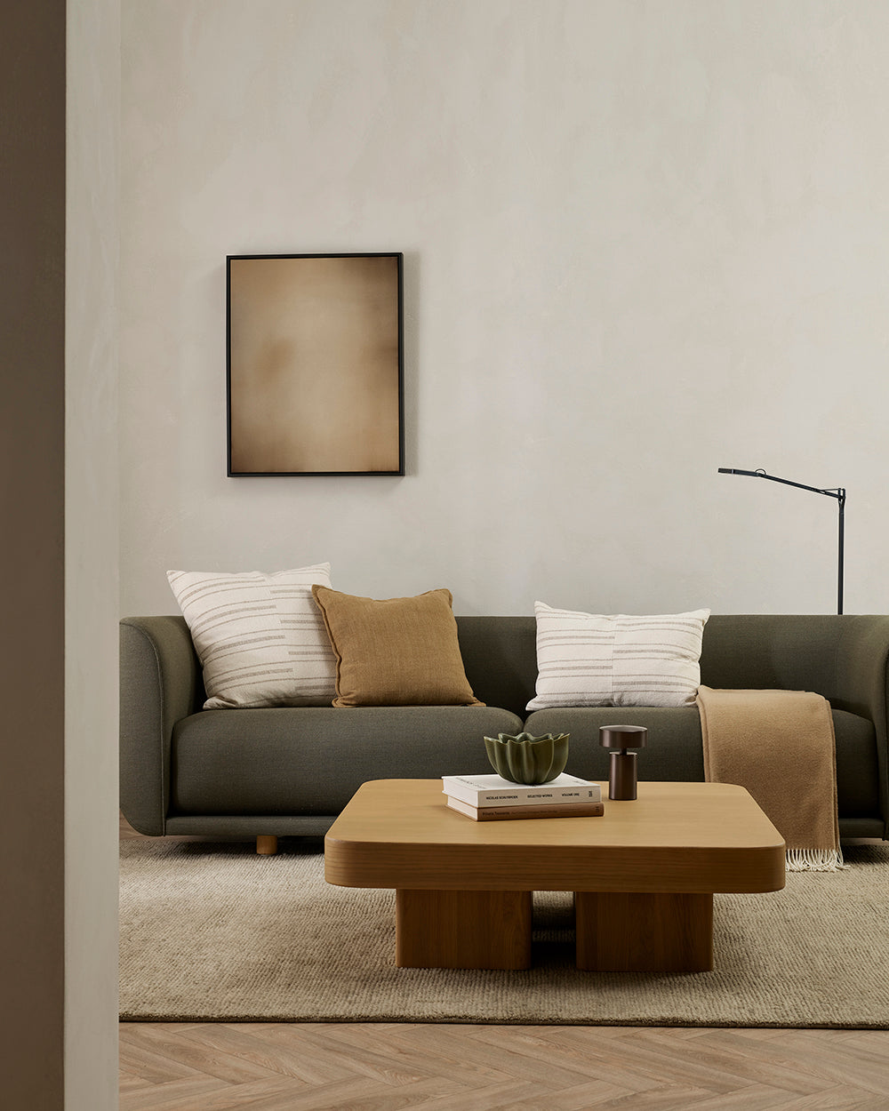 Tanami NZ Wool Floor Rug | Fossil