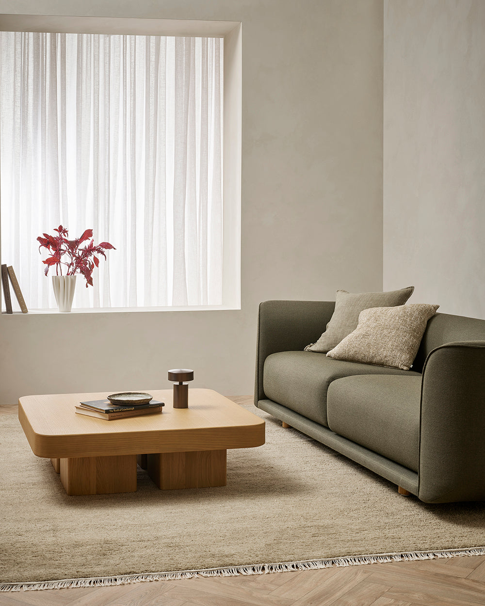 Tanami NZ Wool Floor Rug | Fossil