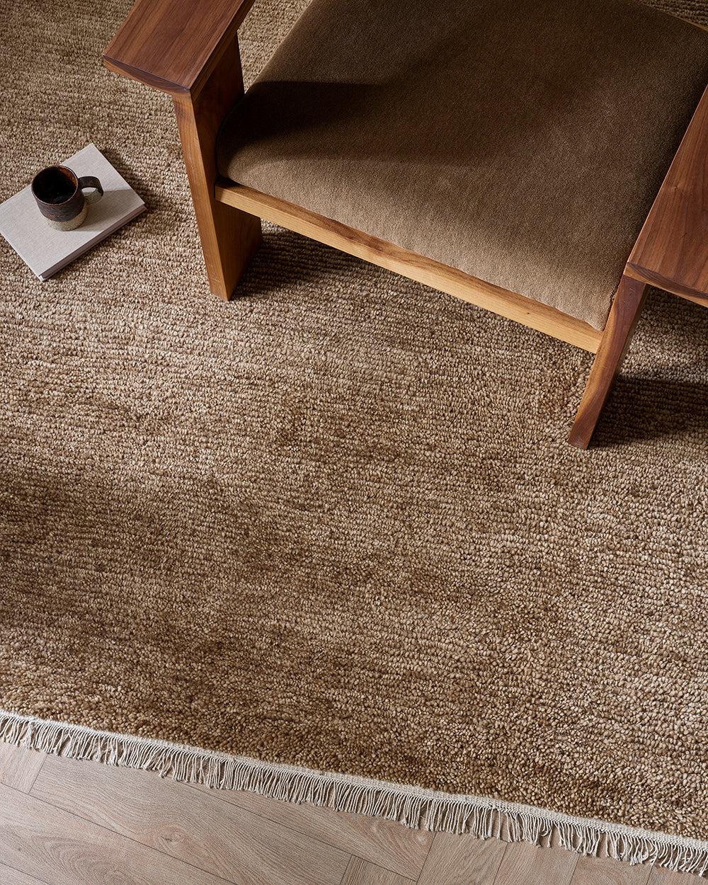 Tanami NZ Wool Floor Rug | Treacle