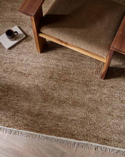 Tanami NZ Wool Floor Rug | Treacle
