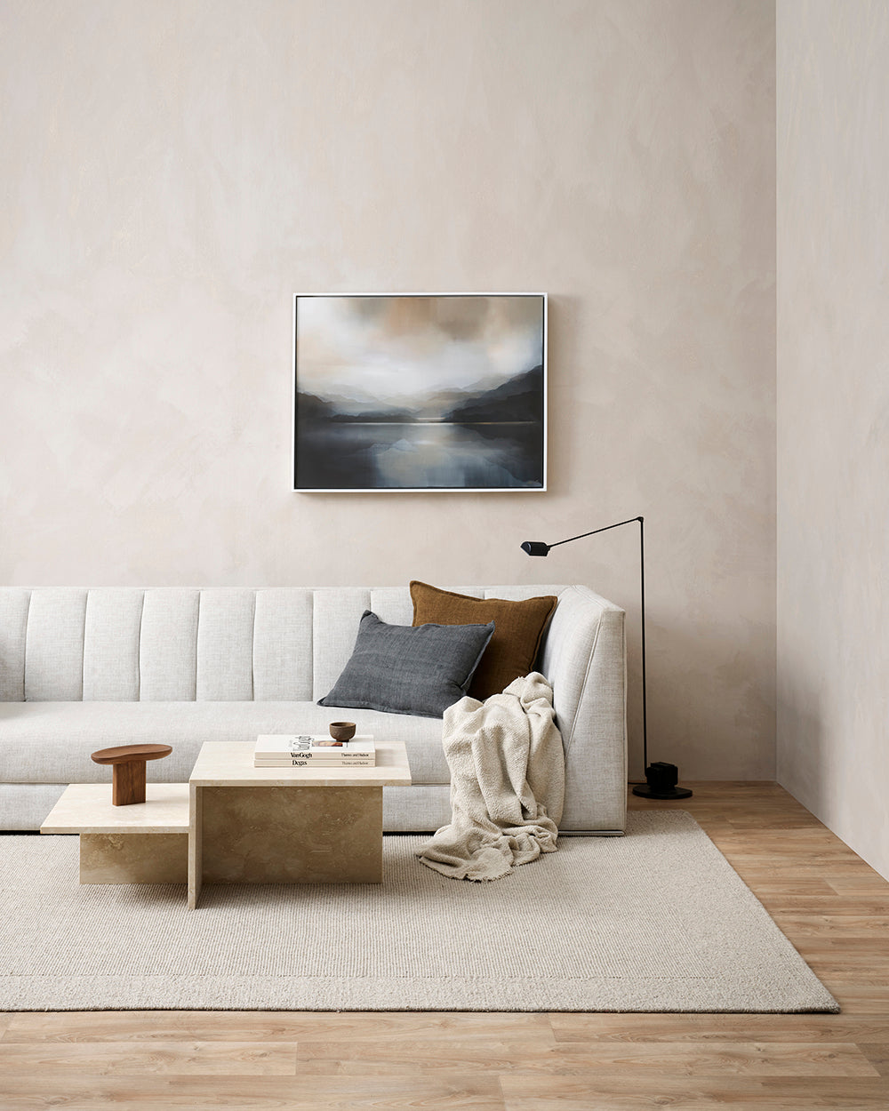 Vermont Wool Floor Rug | Driftwood