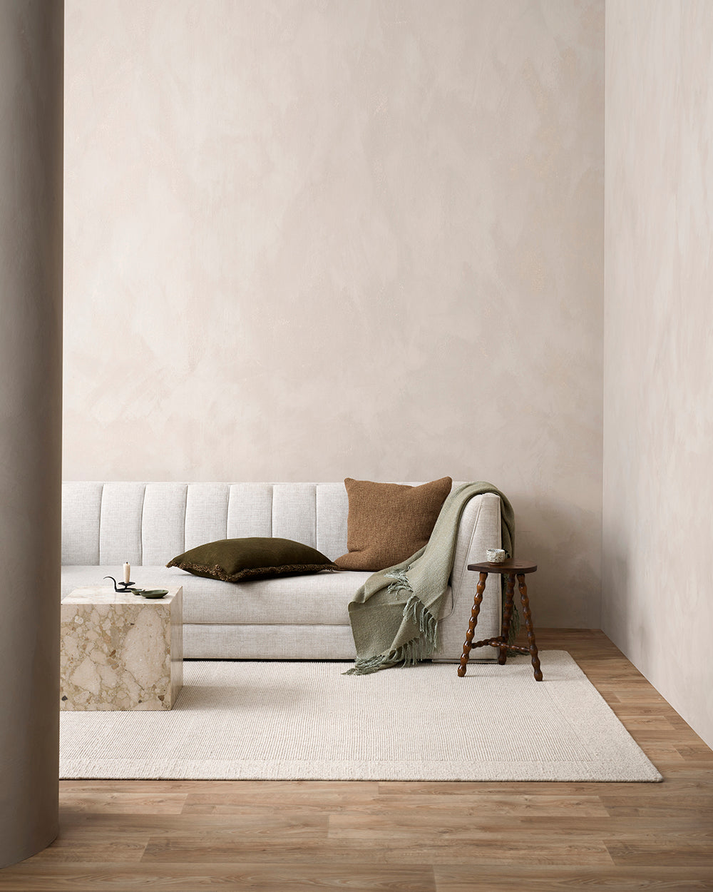 Vermont Wool Floor Rug | Sand