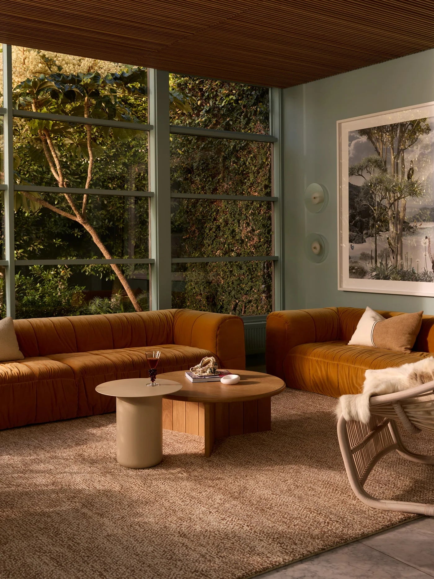 Vogel NZ Wool Floor Rug | Ginger